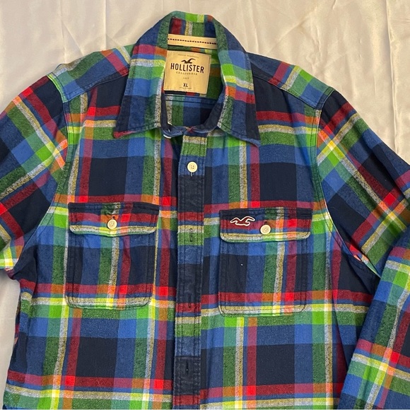 Flannel Button Down Shirt by Hollister - Picture 2 of 3